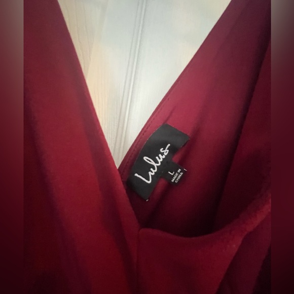 Red midi sleeveless Lulu’s dress. - Picture 4 of 4